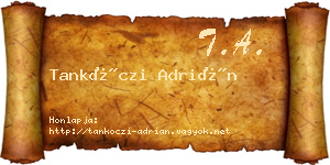Tankóczi Adrián névjegykártya