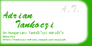 adrian tankoczi business card